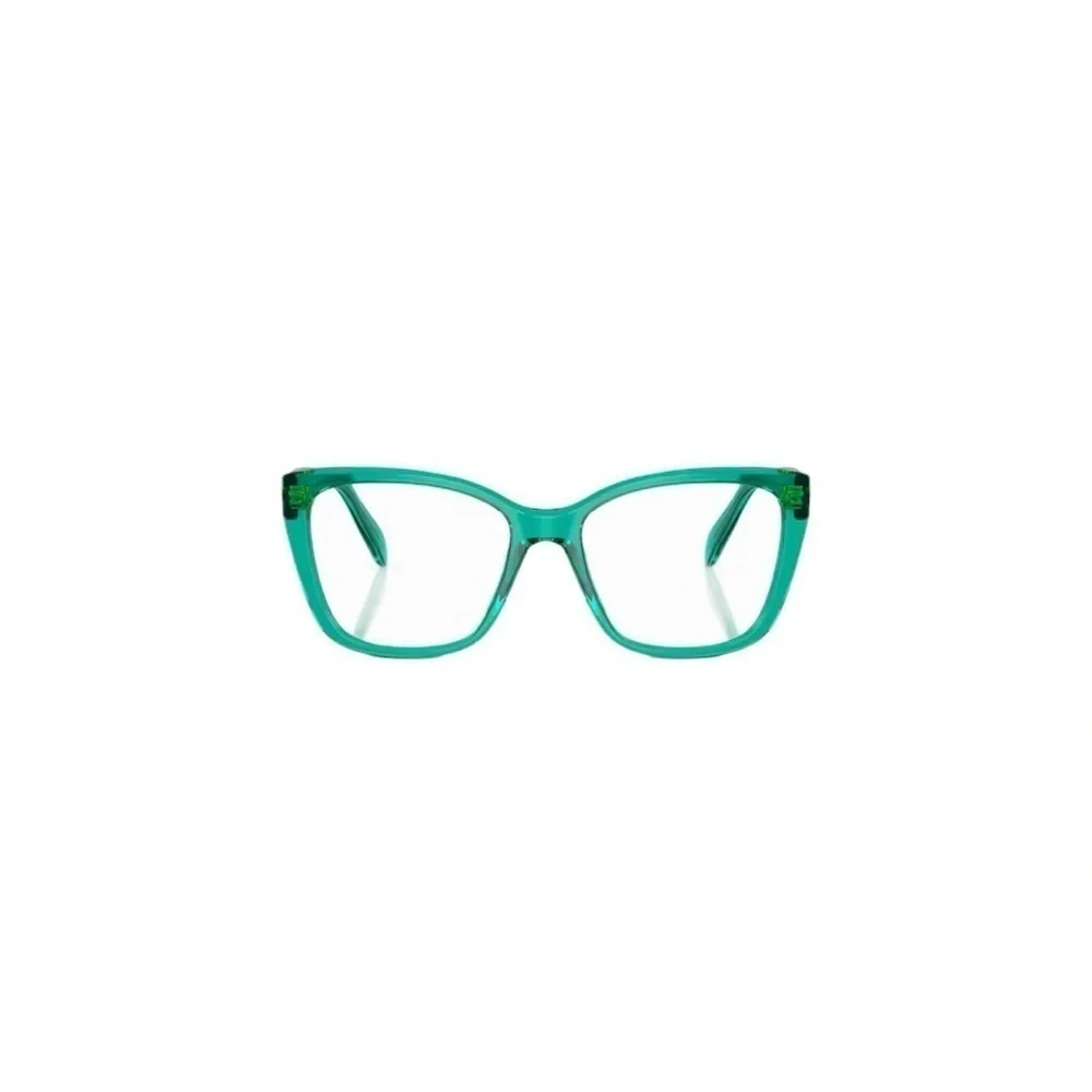 Swarovski green glasses